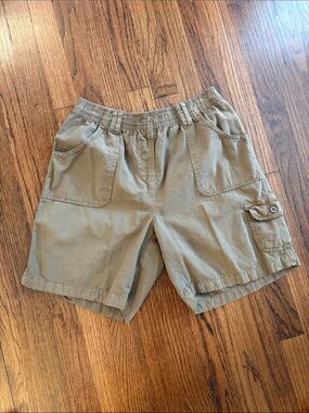 Karen Scott Tan Cargo Shorts for Women